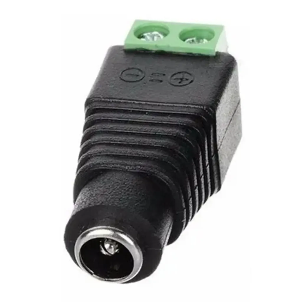 [011175] [DH-PFM979-DCS] Dahua - Conector Plug de Alimentación DC 12V Hembra 2.1mm [100 Unidades]