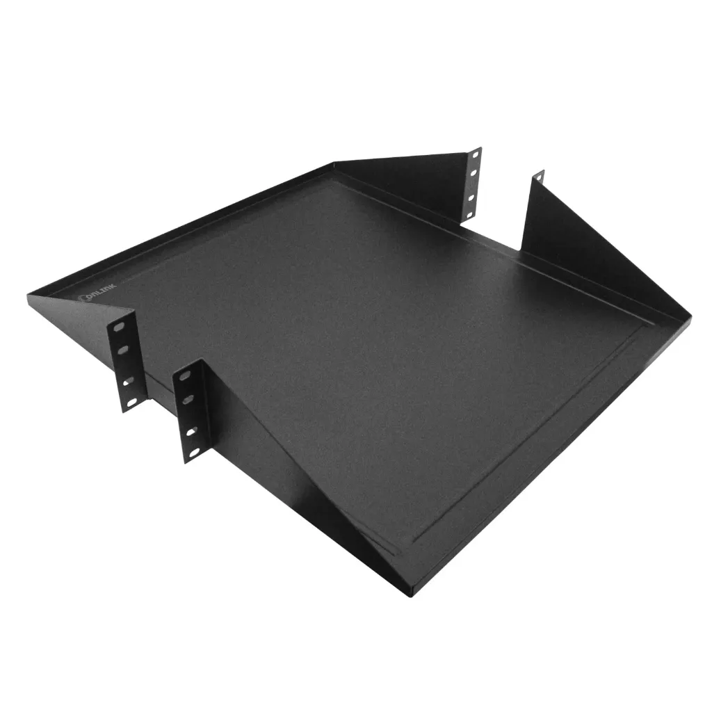 [020039] [B-19x19-2P2U-L] Onlink - Bandeja 19" Lisa 19x19 [2U] para Montaje en Rack 2 Postes [Compatible con Racks R-22U-A2P y R-42U-A2P] [Negro]