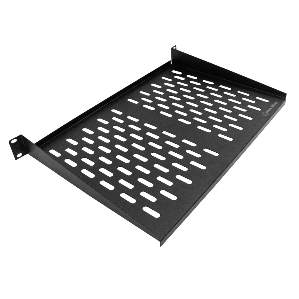 [020494] [B-19x12-1U-V] Onlink - Bandeja 19" Ventilada 19x12 [1U] para Montaje en Rack [Negro]