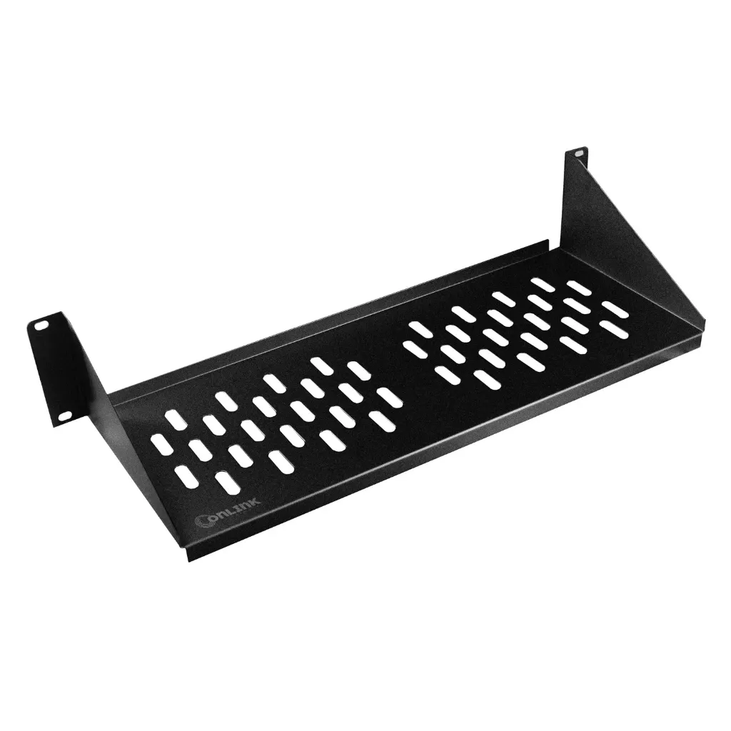 [021243] [B-19x7-2U-V] Onlink - Bandeja 19" Ventilada 19x7 [2U] para Montaje en Rack [Negro]