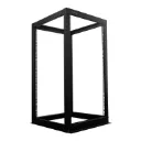 [R-22U-A4PE] Onlink - Rack de Piso [22U] Abierto Extensible 4 Postes 1.10 Metros [Negro]