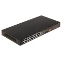 [DH-S3226-24ET-240] Dahua - Switch PoE para Montaje en Rack de 26 Puertos con 24 Puertos PoE (10/100 Mbps) 2 Puertos Uplink (Gigabit) y 2 Puertos SFP (Gigabit) Carcasa Metálica Total PoE 240W [No Administrable]
