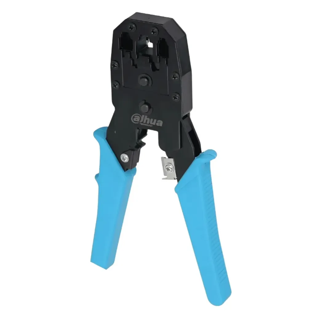 [021792] [DH-PFM915] Dahua - Crimpeador de Conectores RJ45 y RJ11 Multifuncional Cortar y Pelar Cable Cuchilla SK5 Fabricada en Acero A3