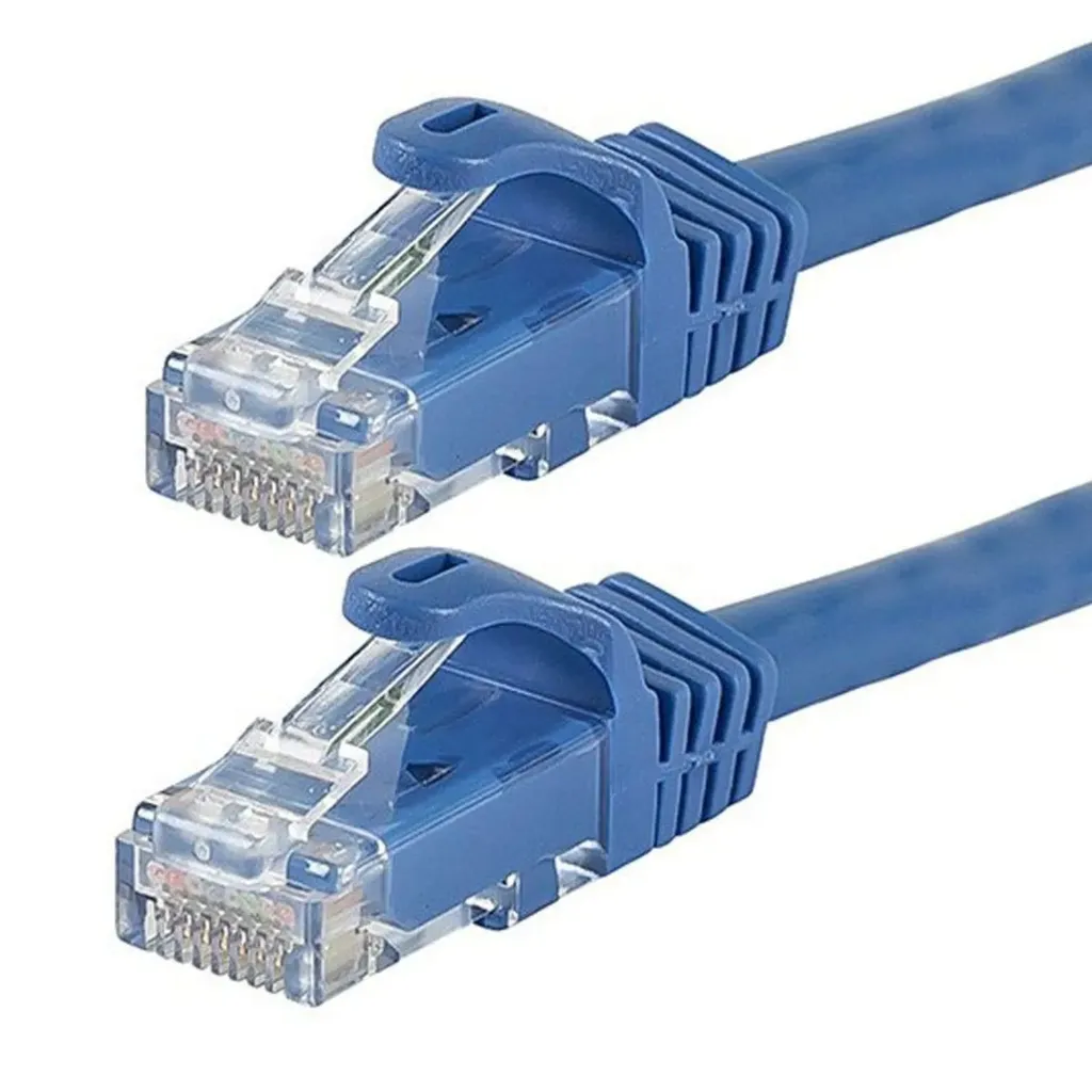 [021915] [DH-PFM972-6U-1-blue] Dahua - Patch Cord Cable de Conexión UTP CAT6 (Categoria 6) RJ45 100% Cobre 24 AWG Azul [1 Metro]