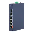 [DH-CHS4106-4ET-60] Dahua - Switch Cloud L2 Industrial PoE de 6 Puertos con 4 Puertos RJ-45 PoE (10/100 Mbps) 1 Puerto RJ-45 Uplink (Gigabit) y 1 Puerto SFP Uplink (1000 Mbps) Gestión en Nube Carcasa Metálica Total PoE 60W [Administrable]
