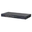[DH-CS4218-16ET-135-V2] Dahua - Switch Cloud L2 PoE de 18 Puertos con 16 Puertos RJ-45 PoE (10/100 Mbps) 2 Puertos RJ-45 Uplink (Gigabit) y 2 Puertos SFP (1000 Mbps) Gestión en la Nube Carcasa Metálica Total PoE 135W [Administrable]