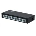 [DH-PFS3008-8ET-V2] Dahua - Switch para Escritorio con 8 Puertos (10/100 Mbps) Carcasa Metalica [No Administrable]