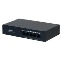 [DH-PFS3005-4GT-36] Dahua - Switch L2 PoE para Escritorio de 5 Puertos con 4 Puertos PoE (Gigabit) y 1 Puerto Uplink (Gigabit) Carcasa Metálica Total PoE 36W [No Administrable]