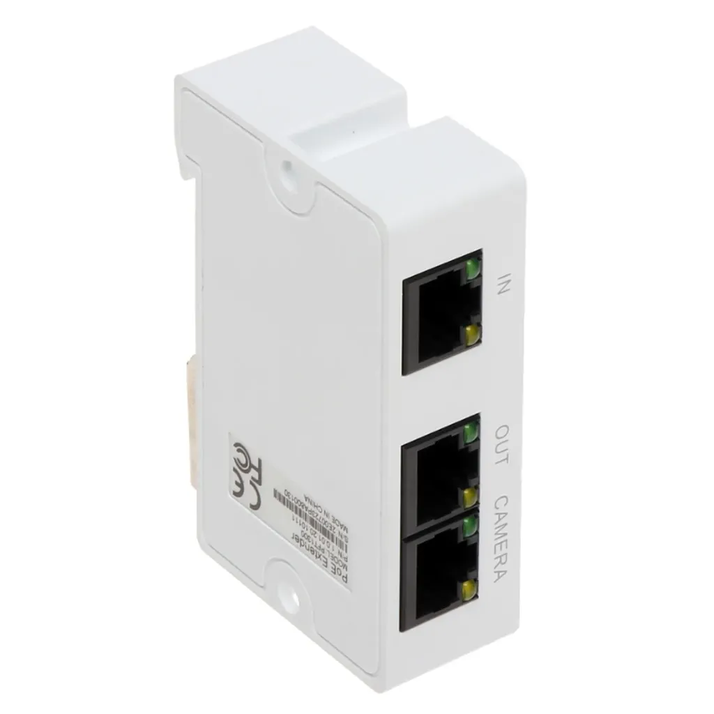 [PFT1300] Dahua - Extensor PoE y PoE Plus Pasivo 2 Puertos Conexión en cascada hasta 300 Mts 2 Puertos Fast Ethernet