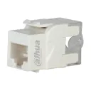 [DH-PFM3970-5EU-white] Dahua - Conector Keystone Jack Coupler Sin Blindaje RJ45 CAT5e (Categoria 5e) ANSI/TIA568.2-D (Blanco) [50 Unidades]