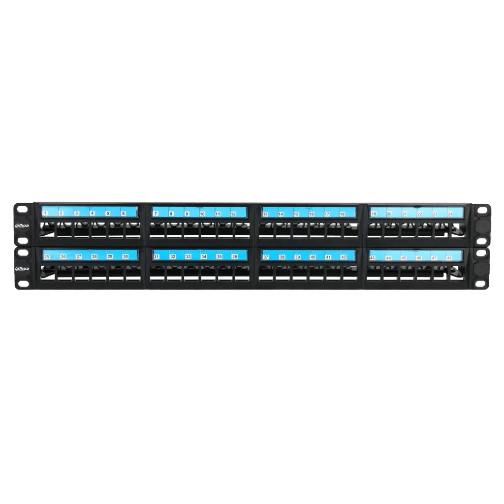 [021999] [DH-PFM3973M-48] Dahua - Patch Panel para Montaje en Rack Modular 48 Puertos 2U 19" (Vacio)