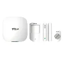 [DHI-ART-ARC3800H-03-FW2] Dahua - Kit de Alarma Inalámbrico Hub2 con Wi-Fi Ethernet 3G 4G (Dual SIM) Admite 150 Canales Periféricos Inalámbricos Frecuencia 433MHz (Incluye Panel de Alarma Sensor de Movimiento Contacto Magnético y Control Remoto)