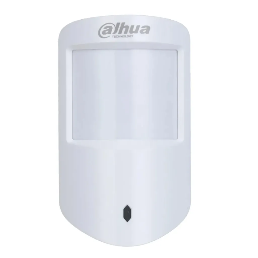 [DHI-ARD1233-W2] Dahua - Detector PIR Inalámbrico Interior Inmunidad de Mascotas Led Indicador 3 Niveles de Sensibilidad Compensación Automática de Temperatura Alarma de Batería Baja Frecuencia 433MHz [Batería 1 x CR123A]