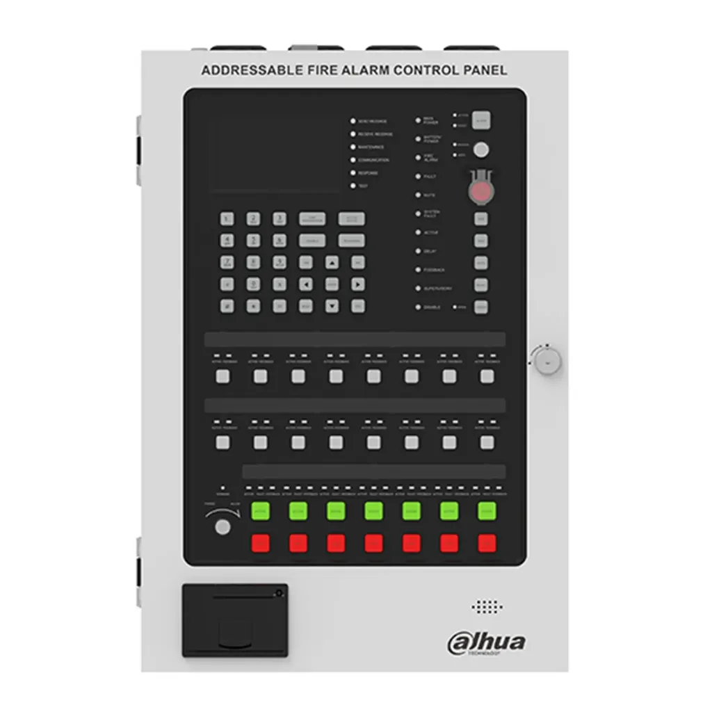 [040176] [DHI-HY-1022R] Dahua - Panel de Detetección de Incendio Direccionable 1 Loop 254 Dispositivos 2 Hilos Sin Polaridad Pantalla de 4.3" Voltaje de Salida DC 12V-48V Voltaje de Entrada AC90-240V/50Hz 60Hz