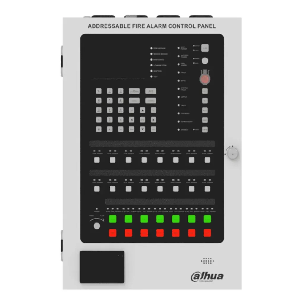 [DHI-HY-1025-P-AB] Dahua - Panel de Detetección de Incendio Direccionable 254 Dispositivos 2 Hilos Sin Polaridad Pantalla de 4.3" Voltaje de Salida DC 12V-48V Voltaje de Entrada AC90-240V/50Hz 60Hz