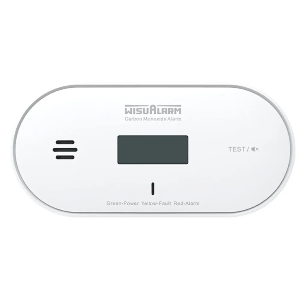 [040204] [DHI-HY-GC30A-R8] Dahua - Alarma Detector de Monóxido de Carbono Inalámbrico Interconectado hasta 32 Dispositivos Sensor Electroquímico de CO de Alto Rendimiento para una Detección Precisa de Fugas de Monóxido de Carbono Pantalla retroiluminada [WisuAlarm]