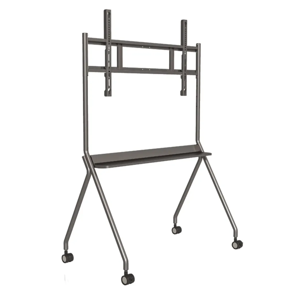 [061510] [DHI-PKC-MS0A] Dahua - Soporte Móvil para Pantallas Interactivas de 55" 65" y 75" de Acero Color Plata Titanio