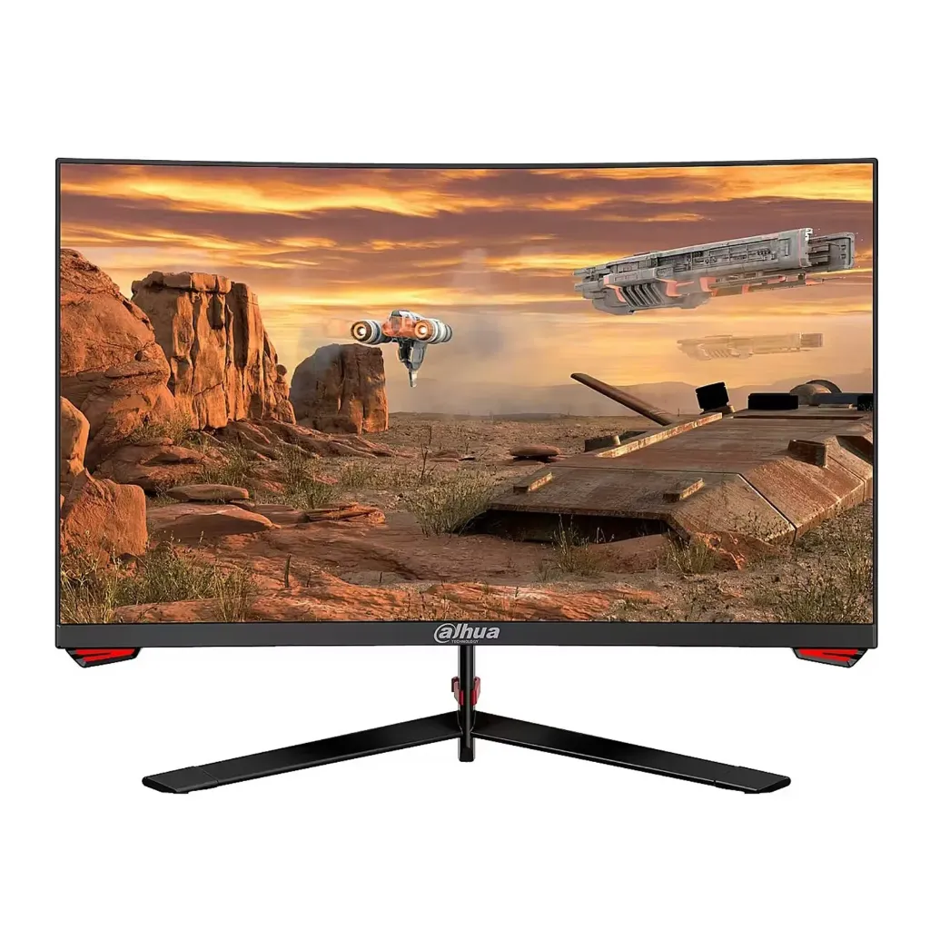 [DHI-LM27-E230C-A5-V2] Dahua - Monitor Gaming Curvo de 27" (27 Pulgadas) Full HD con Entradas 2 HDMI y 1 DP 1920×1080 Tiempo de Respuesta de 1Ms 180Hz