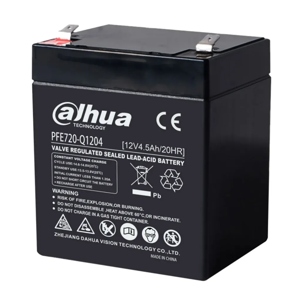 [DH-PFE720-Q1204] Dahua - Batería Sellada Recargable 12V 4.5Ah AGM Libre de Mantenimiento