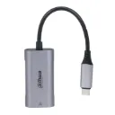[DH-TC31] Dahua - Adaptador Convertidor USB 3.0 Tipo C a RJ45 Conexión Plug and Play Carcasa Metálica