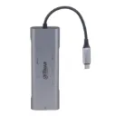 [DH-TC38] Dahua - Estación de Acoplamiento (8 en 1) USB 3.1 Tipo C a USB 3.0 + HDMI + RJ45 + SD/TF + PD Admite 3 puertos USB 3.0 Conexión Plug and Play Carcasa Metálica