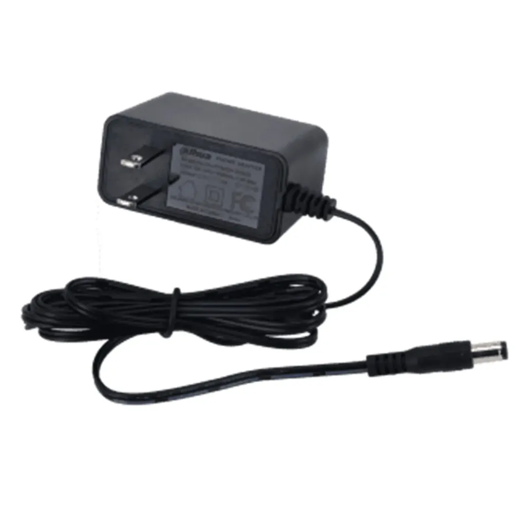 [080207] [DH-PFM320-010US] Dahua - Fuente de Poder Transformador de 12V 1 Amp FCC EN6236B Entrada de 100-240 VAC Protección de Sobre Corriente y Voltaje Cable de 1.5 Mts Especial para Cámaras de CCTV