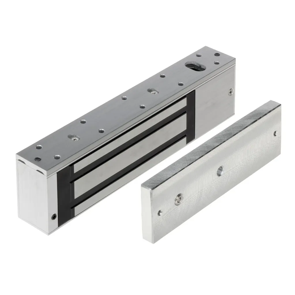 [090334] [DHI-ASF500A] Dahua - Cerradura Magnética 12-24V de 1100 Lbs (500 Kgs) Indicador de Estado LED Material Antidesgaste y Magnetismo Anti-Residual Aplicaciones en Puerta de Metal y Madera Uso Rudo