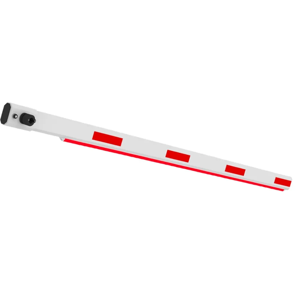[090456] [IPMECD-0262-M60] Dahua - Brazo Recto Telescópico de 6 Metros de Aluminio para Barrera Vehicular Motorizada con Tira de Goma Elástica y Franja de LED Rojo y Verde Peso Aproximado 8.2 kg Compatible con Serie IPMECD-0262