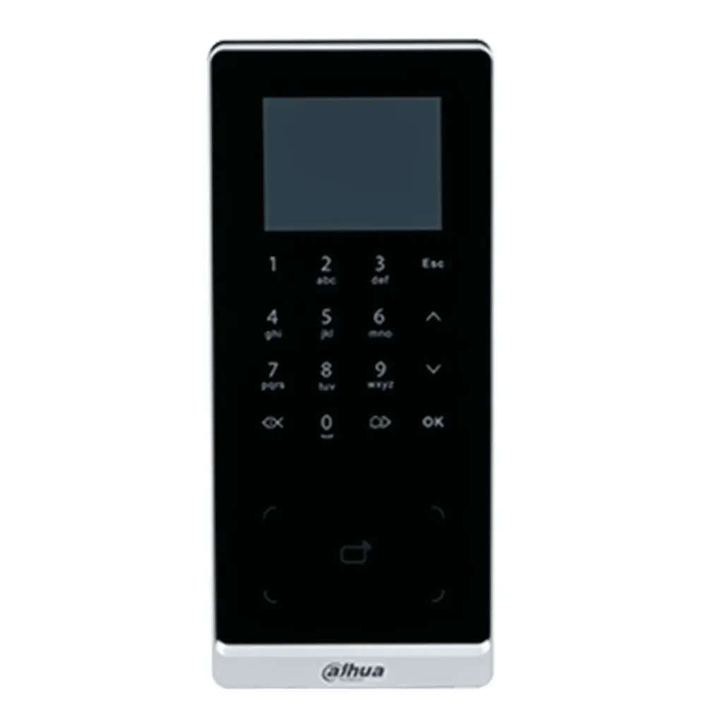 [090474] [DHI-ASI2201H-DW] Dahua - Control de Acceso con Pantalla de 2.4" (30.000 Usuarios 30.000 Claves 30.000 Tarjetas ID 3.000 Huellas) Comunicación TCP/IP y Wi-Fi Registro Automático Registro P2P y DHCP para Interiores y Exteriores [Serie ASI2]