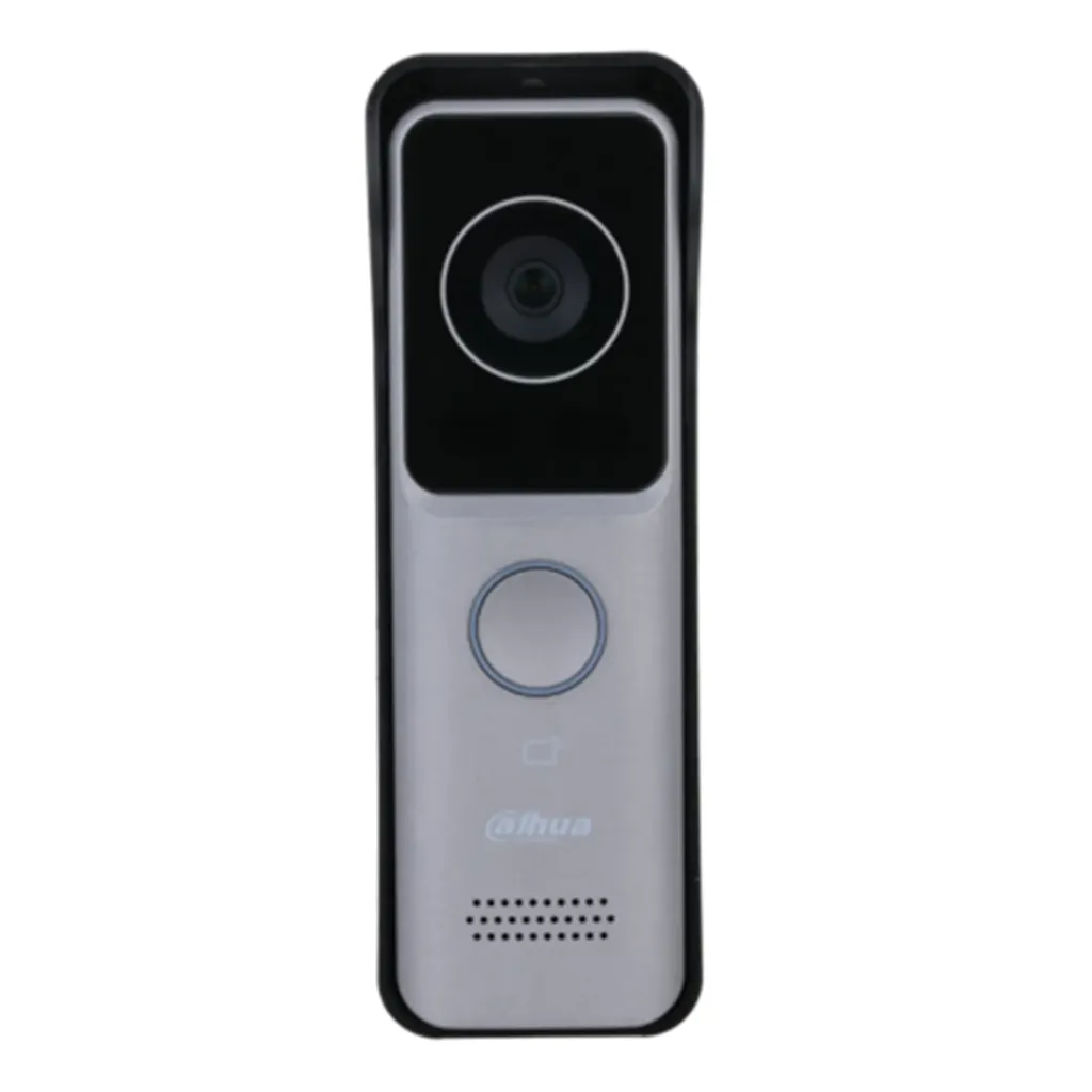 [090507] [DHI-VTO2311R-WP] Dahua - Estación de Puerta IP Videoportero con PoE y Wi-Fi Videollamada Bidireccional con Monitores Desbloqueo con Tarjetas (IC) APP y Monitores Admite Micro SD card (max. 256 GB) IP65 Uso en Interiores y Exteriores