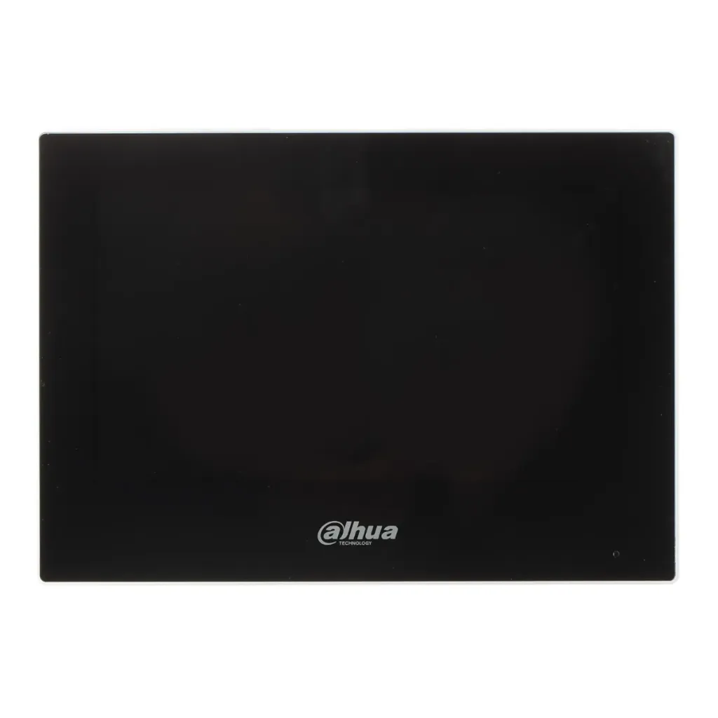 [DHI-VTH2621G-WP] Dahua - Monitor [Negro] para Videoportero IP y Wi-Fi Touch de 7" con Puerto PoE (Admite 9 Extensiones Villa 4 de Apartamento 1 Monitor Principal 2 Monitores de Extensión) Uso en Interiores
