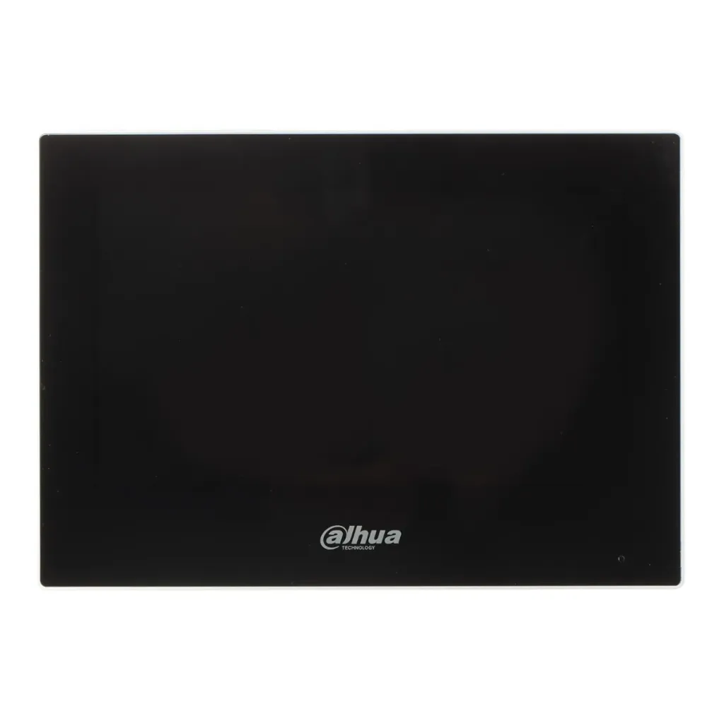 [DHI-VTH2621G-P] Dahua - Monitor [Negro] para Videoportero IP Touch de 7" con Puerto PoE (Admite 9 Extensiones Villa 4 de Apartamento) Uso en Interiores