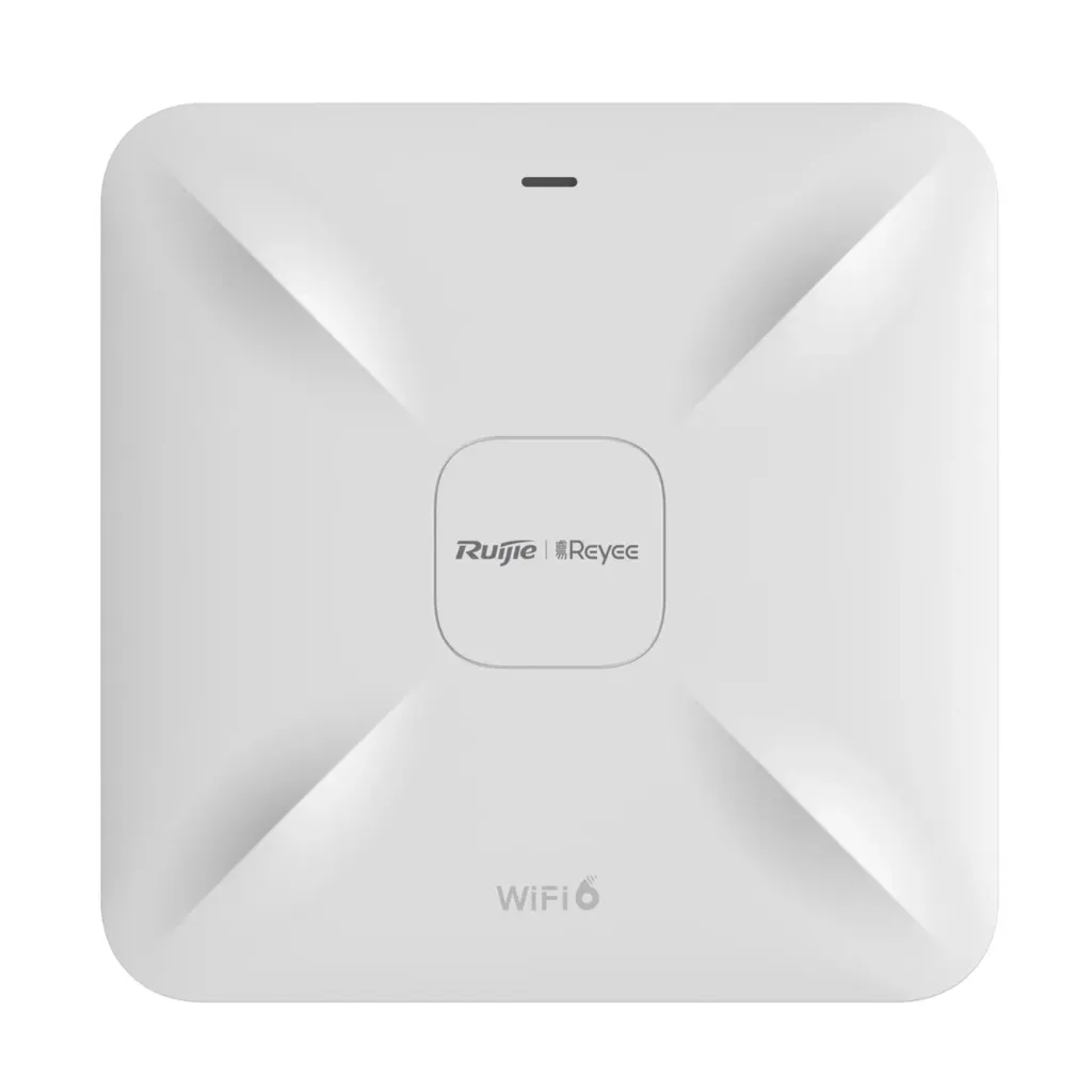 [RG-RAP2260(E)] Ruijie/Reyee - SME Punto de Acceso Wi-Fi 6 para Interior en Techo o Pared hasta 512 Usuarios y 3.2 Gbps Doble Banda 802.11ax MU-MIMO 4x4