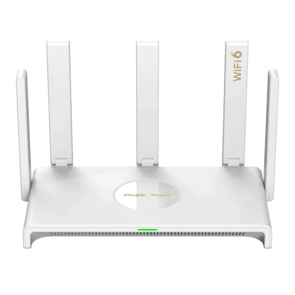 [021549] [RG-EW3000GX] Ruijie/Reyee - HOME Router MESH GAMING con Doble Puerto WAN Gigabit 4 Puertos LAN Gigabit Wi-Fi6 2x2 Doble Banda 5 antenas 256 Ram