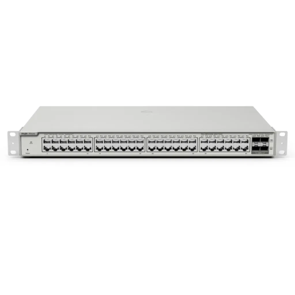[021637] [RG-NBS3200-48GT4XS] Ruijie/Reyee - SMB Switch Administrable L2+ Plus Rackeable 48 Puertos Gigabit 4 SFP+ 10Gb 370W