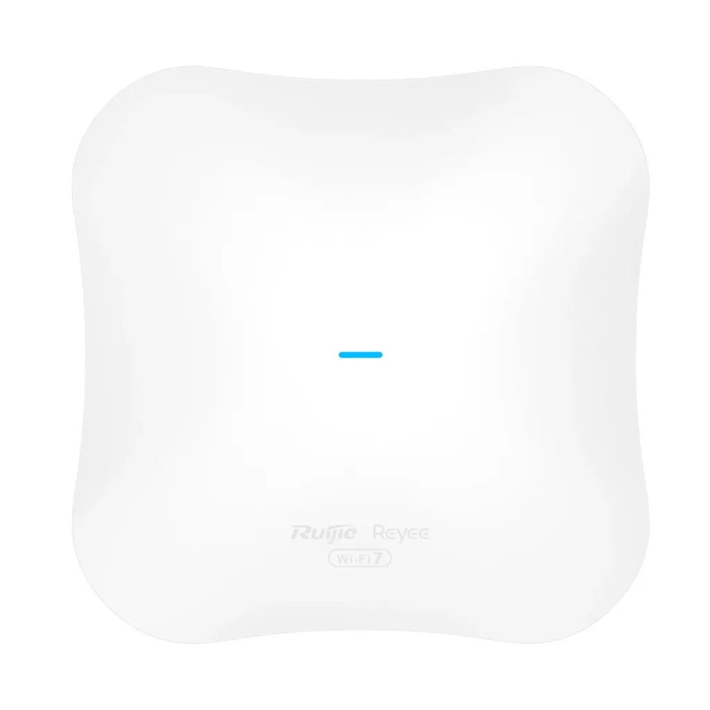 [021651] [RG-RAP72Pro] Ruijie/Reyee - SMB Punto de Acceso Mesh Wi-Fi 7 Doble Banda MLO hasta 512 Usuarios Ancho de Banda de hasta 5 Gbps Interior con Puerto 2.5G 802.11 BE19000 MU-MIMO 5X5