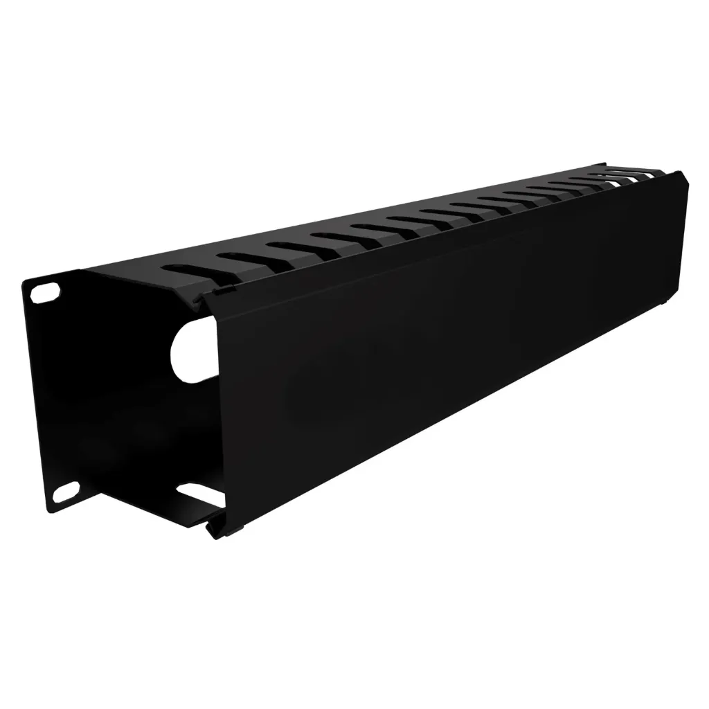 [020472] [OHM2U] Onlink - Organizador de Cables Horizontal 2U 19" Metalico con Tornillos y Tuercas