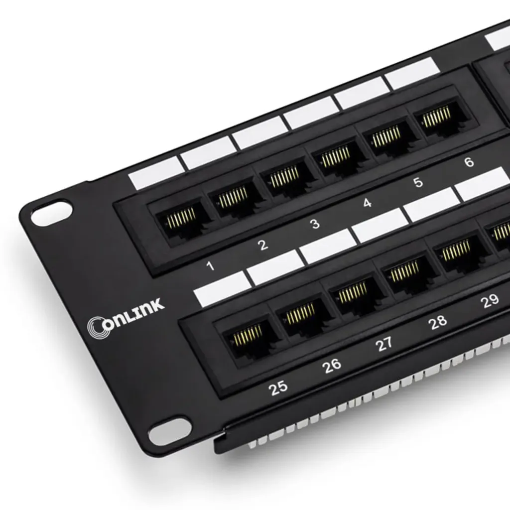 [PP-UTP5E48] Onlink - Patch Panel 48 Puertos 19" 2U CAT5e (Categoria 5e)