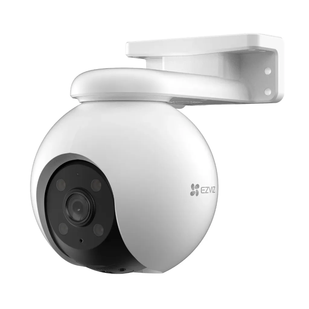 [010496] [CS-H8-R100-1J5WKFL(4mm)] Ezviz - Cámara Domo PT Wi-Fi Inalámbrica HD 3K [5MP] Rotatoria Lente 4mm Exterior/Interior [Serie H]