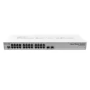 [CRS326-24G-2S+RM] Mikrotik - Switch Sistema Operativo Dual 24 Puertos Gigabit Ethernet y 2 Puertos SFP+