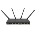 [RB4011iGS+5HacQ2HnD-IN] Mikrotik - RouterBoard con Wi-Fi 4x4 MU-MIMO hasta 2 watts de Potencia Antenas de 3 dBi 10 Puertos Gigabit 1 Puerto SFP+