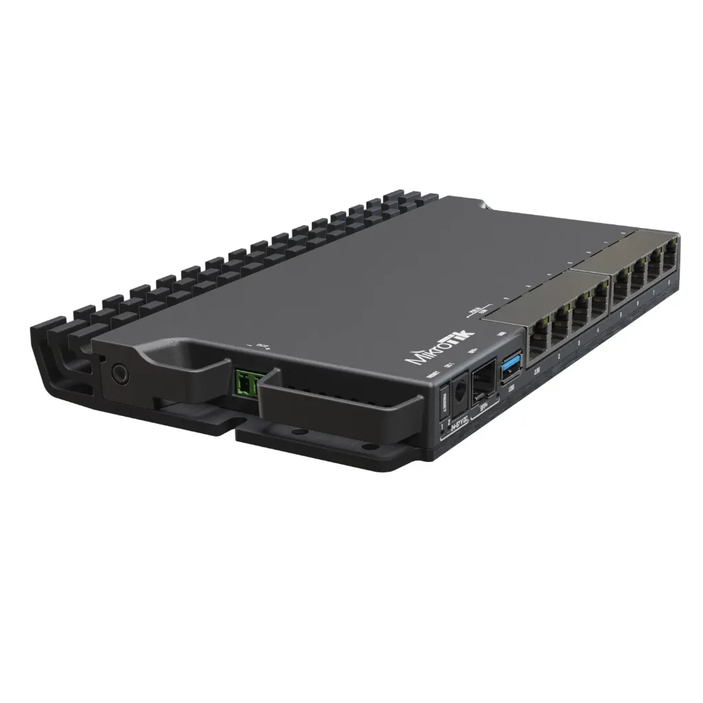 [RB5009UG+S+IN] Mikrotik - RouterBoard CPU 4 Núcleos 8 Puertos Gigabit 1 SFP+ solo RouterOS v7