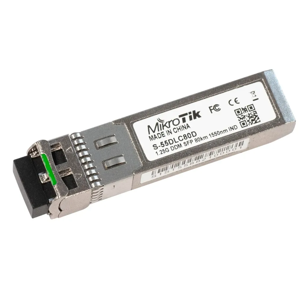 [021274] [S-55DLC80D] Mikrotik - SFP Modulo 1.25G SM 80km 1550nm
