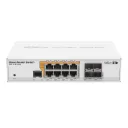 [CRS112-8P-4S-IN] Mikrotik - Cloud Router Switch Administrable L3 8 Puertos 10/100/1000 Mbps c/PoE Pasivo ó 802.3af/at 4 Puertos SFP