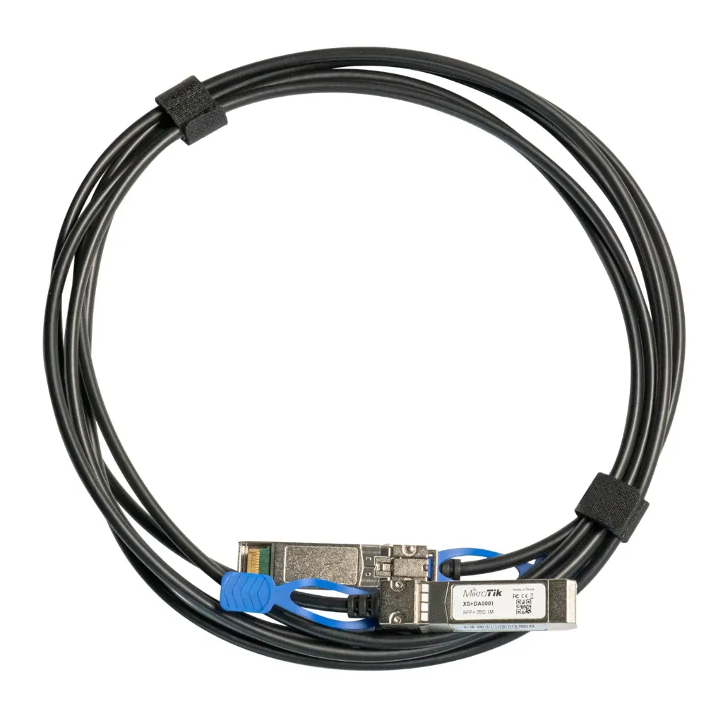 [021295] [XS+DA0001] Mikrotik - Cable de Conexión Directa SFP/SFP+/SFP28 1G/10G/25G 1M