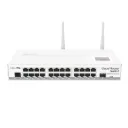 [CRS125-24G-1S-2HnD-IN] Mikrotik - Cloud Router Switch 24 Puertos Gigabit Ethernet 1 Puerto SFP 802.11b/g/n para Escritorio