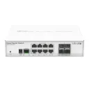 [CRS112-8G-4S-IN] Mikrotik - Cloud Switch Router 8 Puertos Gigabit Ethernet y 4 Puertos SFP Throughput 975 kpps