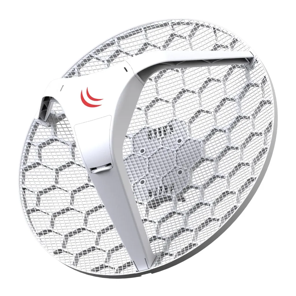 [RBLHG5kit] Mikrotik - (LHG 5) Cliente y PtP en 5 GHz 802.11 a/n Antena Integrada de 24.5dBi Hasta 316mW de Potencia [3 Unidades]
