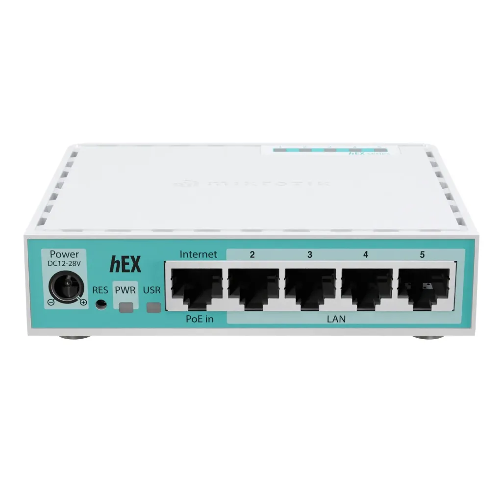 [021579] [E50UG] Mikrotik - (hEX version 2024) Router 5 Puertos Gigabit