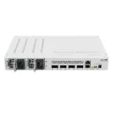 [CRS504-4XQ-IN] Mikrotik - Cloud Router Switch 4 Puertos QSFP28 de 100 Gigabit PoE-IN en 802.3 bt (25W sin accesorios) RouterOS (solo v7)
